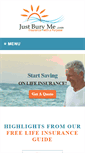 Mobile Screenshot of justburyme.com
